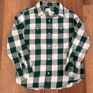 J.crew kids flannel button up